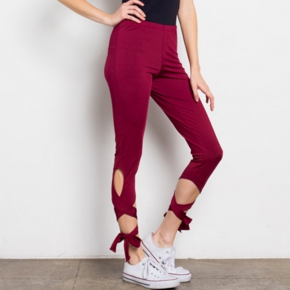 Other - Tie Cuff Workout Leggings